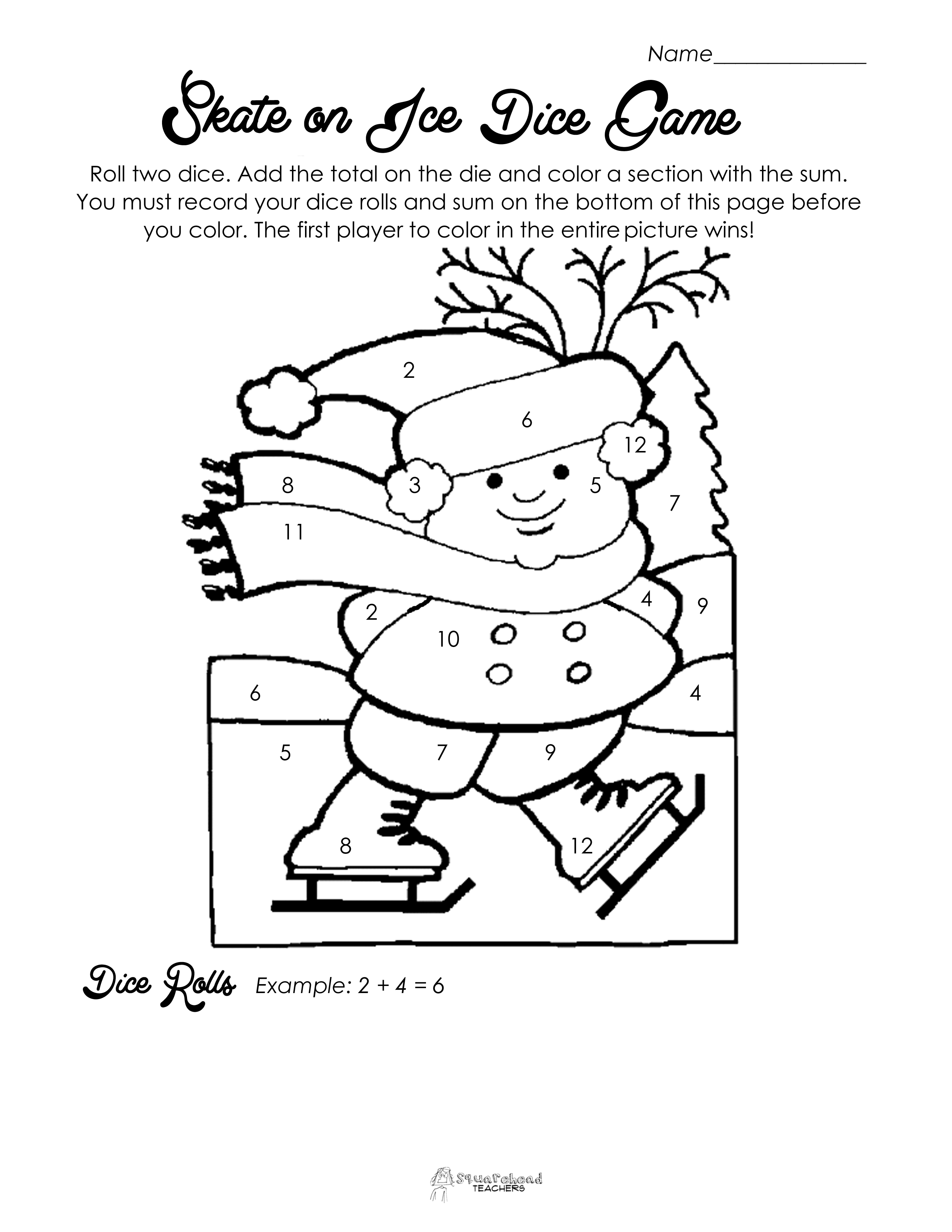 2nd Grade Christmas Math Coloring Worksheets Image