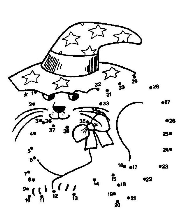 Connect the Dots Coloring Pages Image