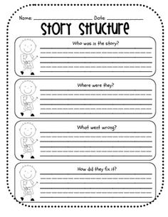 Story Structure Graphic Organizer 3rd Grade