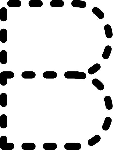 Traceable Alphabet Image