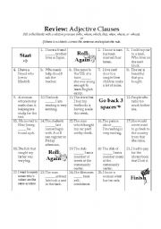 Adjective Clauses Worksheets Image