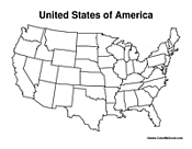 Blank US Maps United States Image