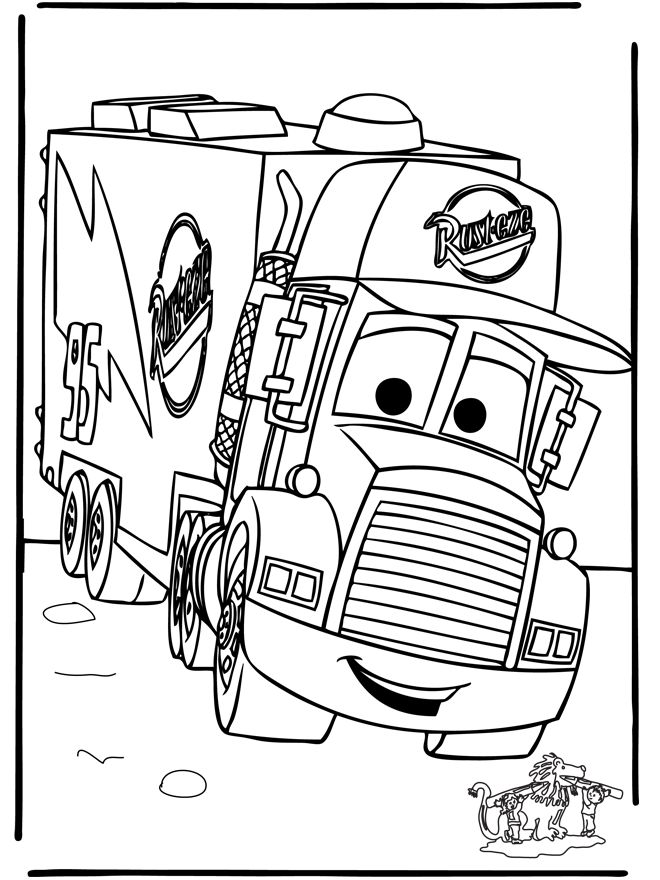 Disney Cars Coloring Pages Image