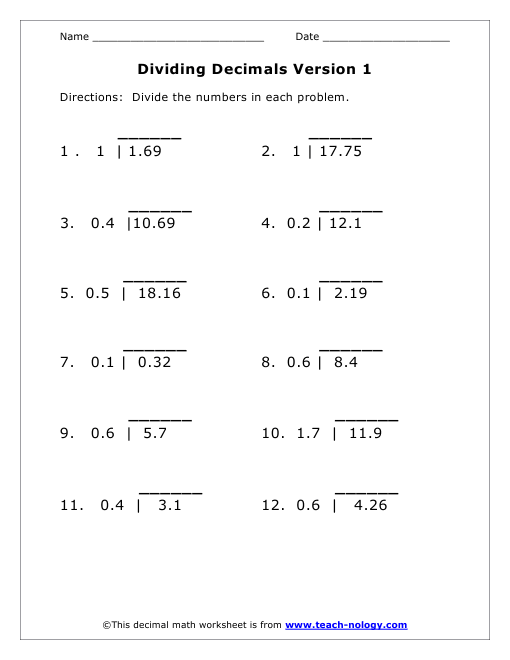 dividing-decimals-fifth-grade-worksheet