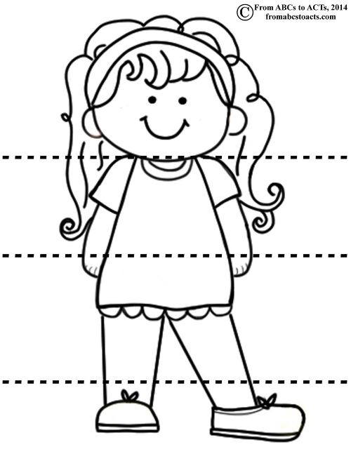Head Shoulders Knees and Toes Clip Art