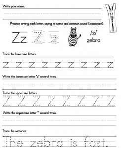 Letter Y Handwriting Worksheets Image