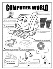 Printable Computer Worksheets for Kids Image