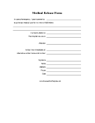 Printable Doctor Release Form Image