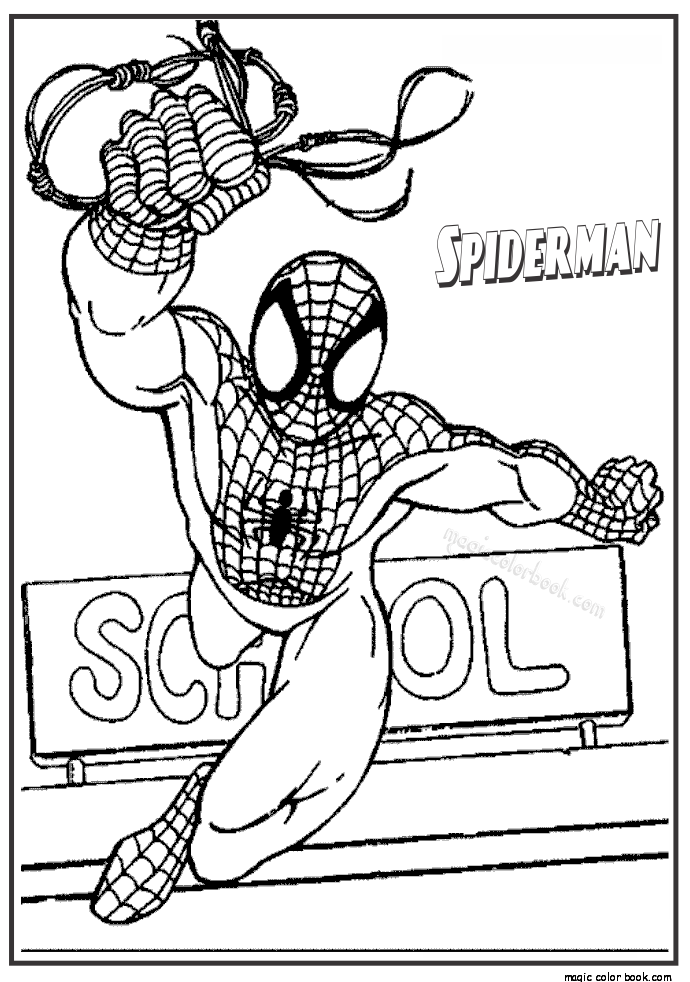 Superhero Valentine Coloring Pages Image