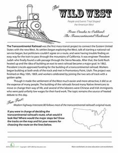 4th Grade History Worksheets