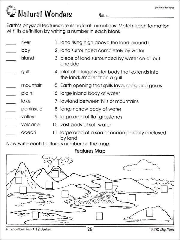 5th Grade Map Skills Worksheets Image