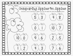 Comparing Numbers Kindergarten Image