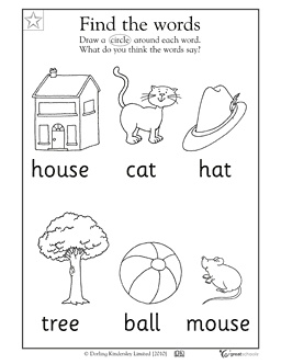 Kindergarten Reading Worksheets Image