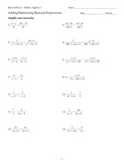 Kuta Software Infinite Algebra 2 Answer Key Image