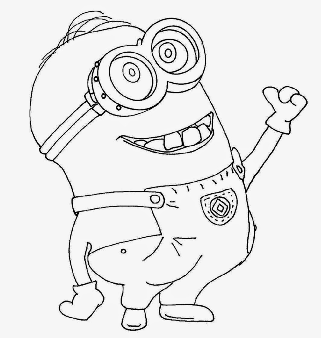 Minion Coloring Pages for Teens Image