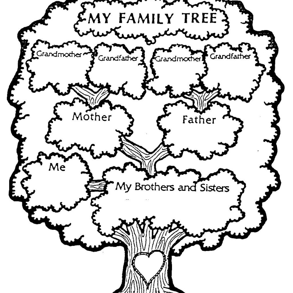 My Family Tree Printable Image