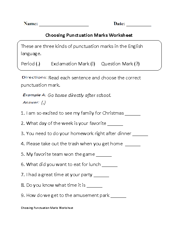 15 best images of worksheets punctuation marks punctuation worksheets
