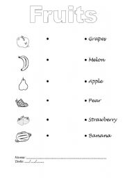 Seeds as Fruits Worksheets Image