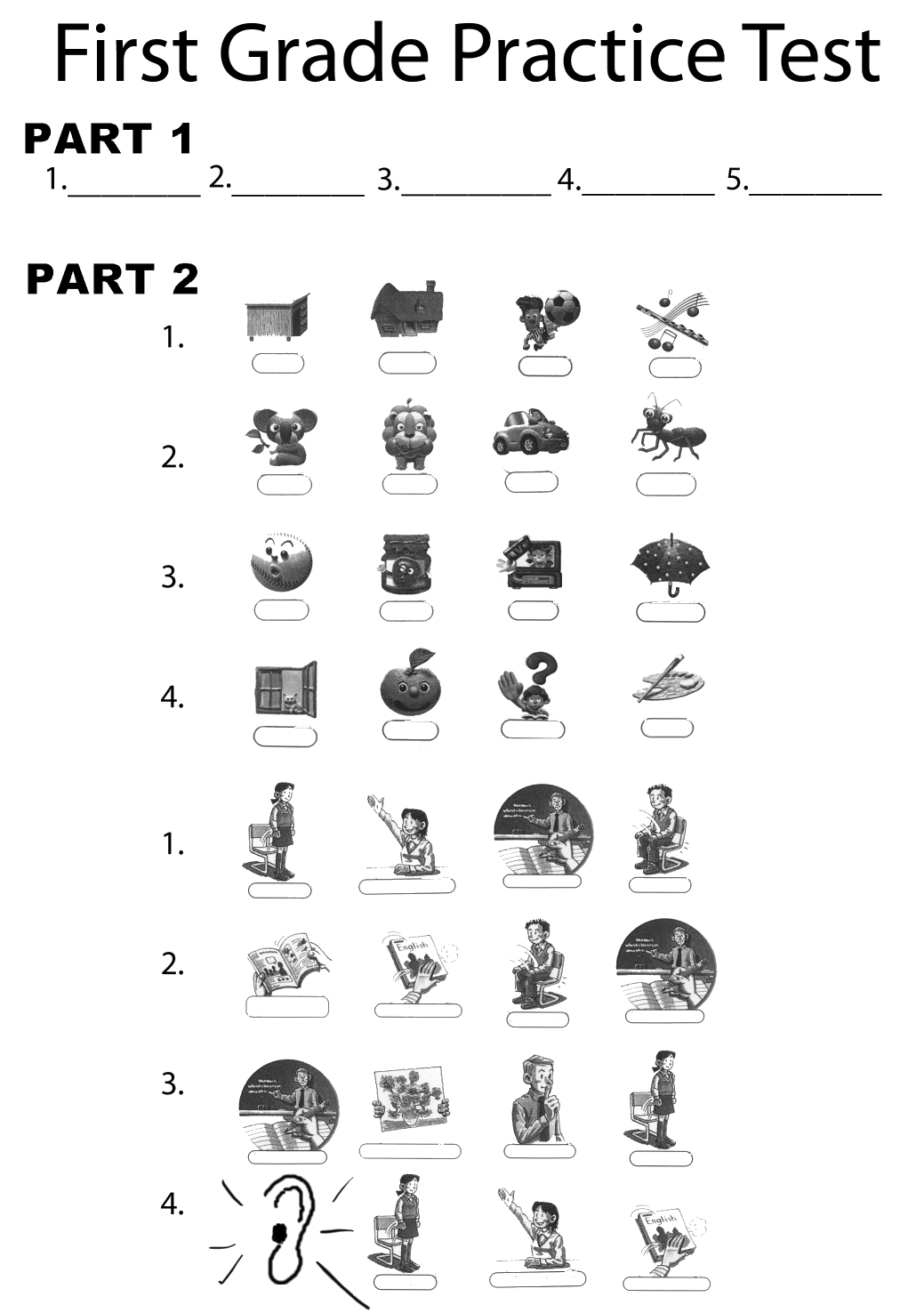1st Grade Reading Worksheets Image