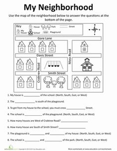 2nd Grade Map Skills Worksheets Image