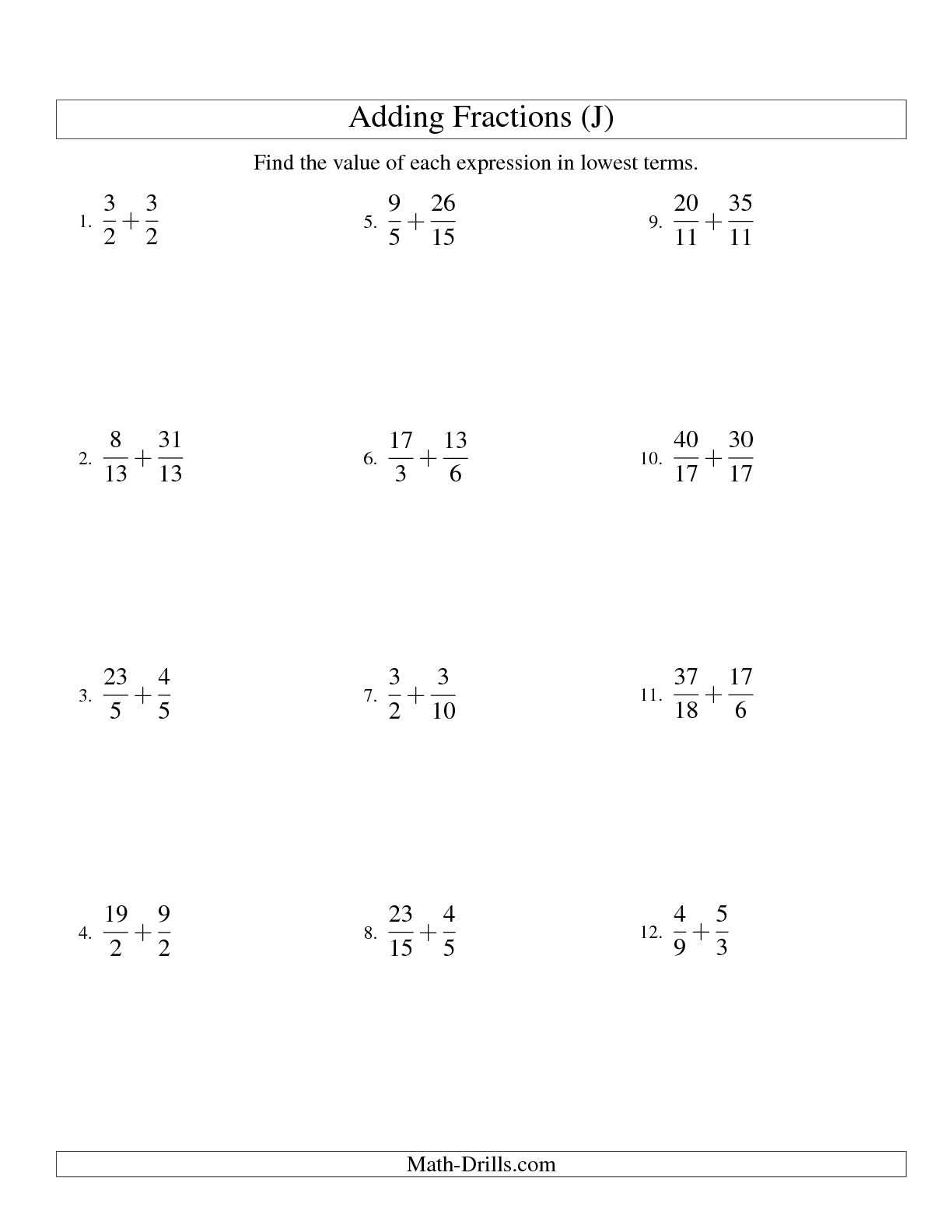 16-common-denominator-worksheets-worksheeto