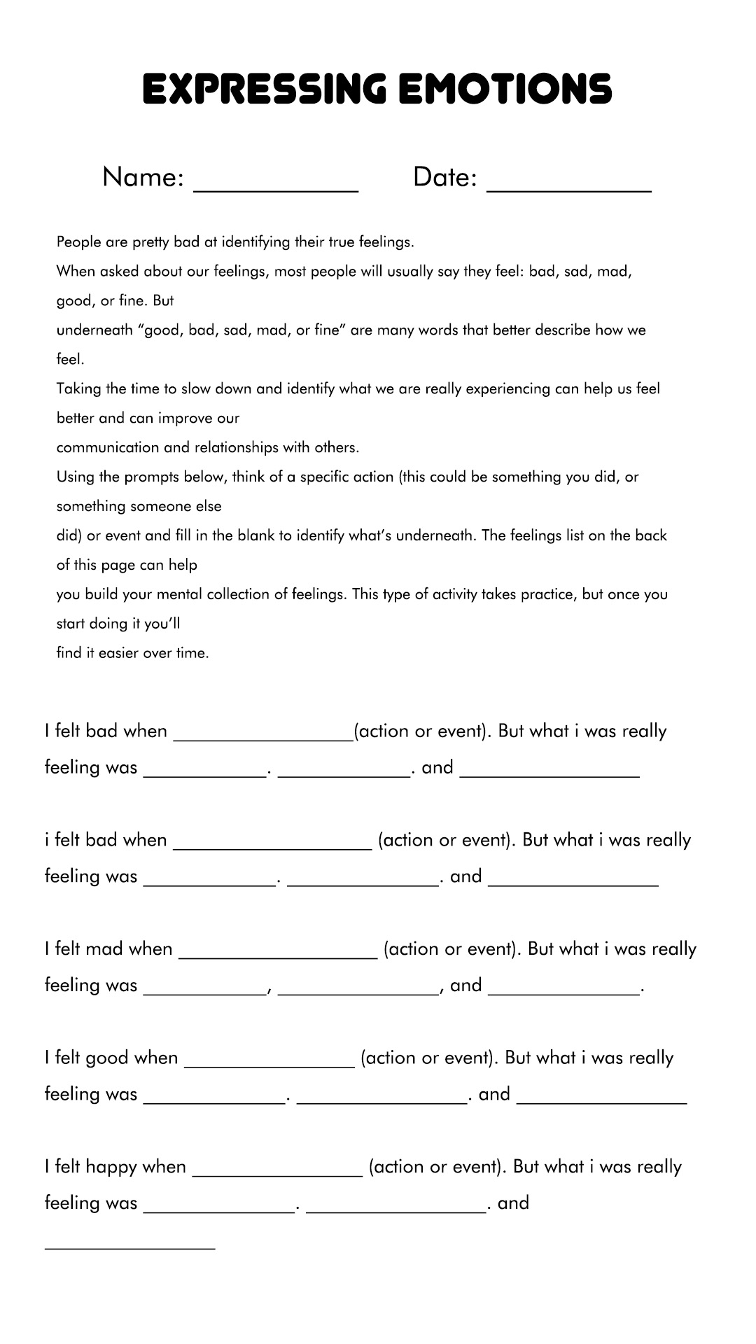 identifying-feelings-worksheet