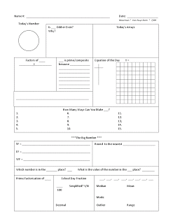 First Grade Calendar Math Worksheets Image
