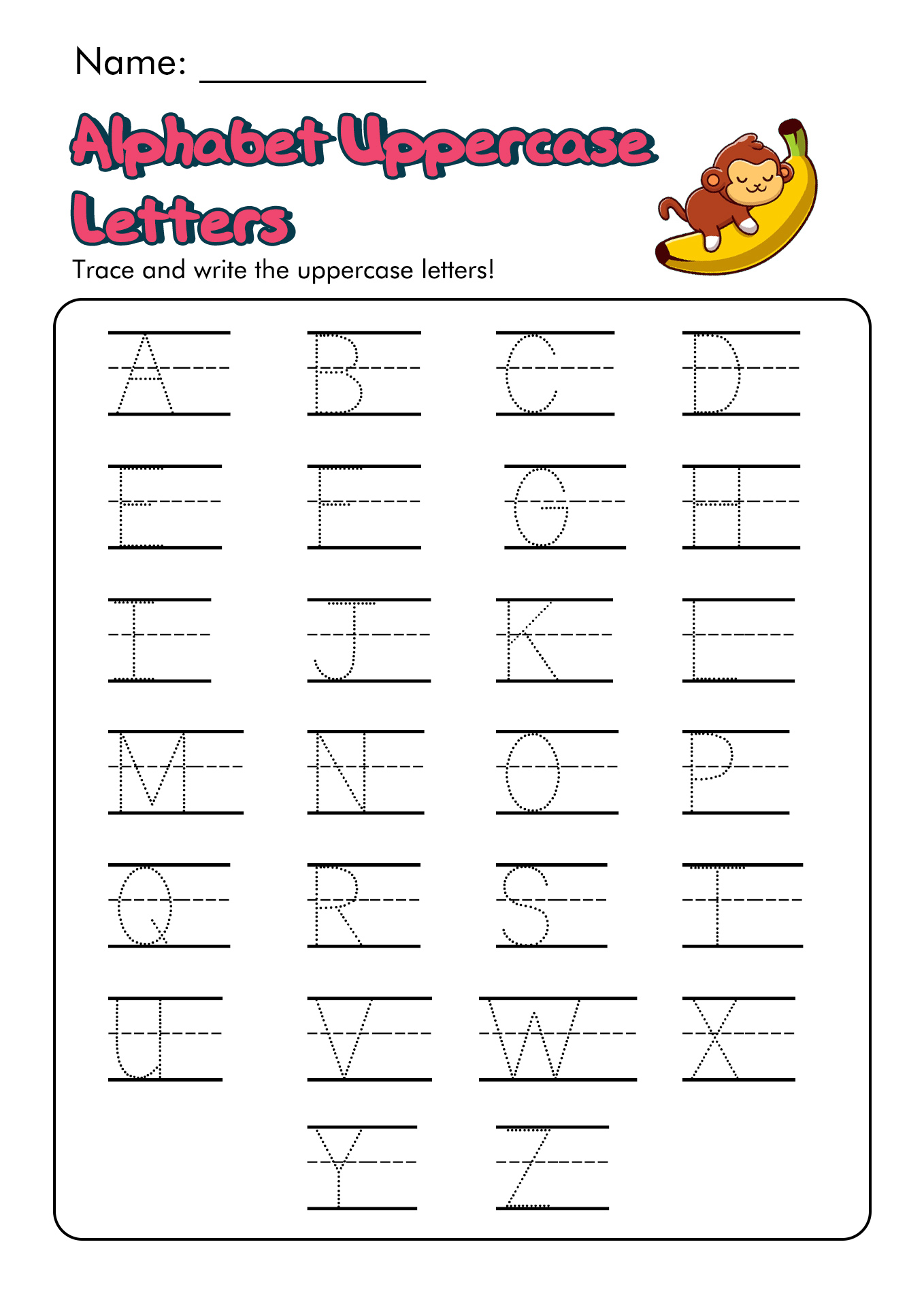 Free Printable School Worksheets Preschool Image
