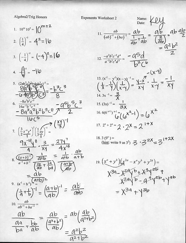Simplifying Rational Expressions Worksheet Algebra 2 Pdf Answer Key