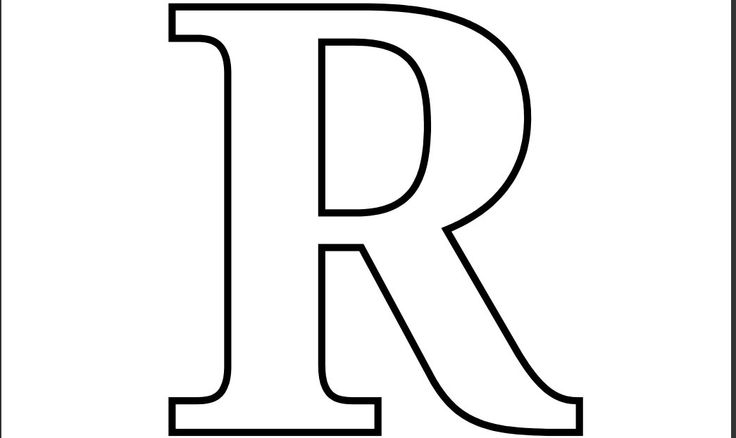 Letter R Coloring Pages Printable Image