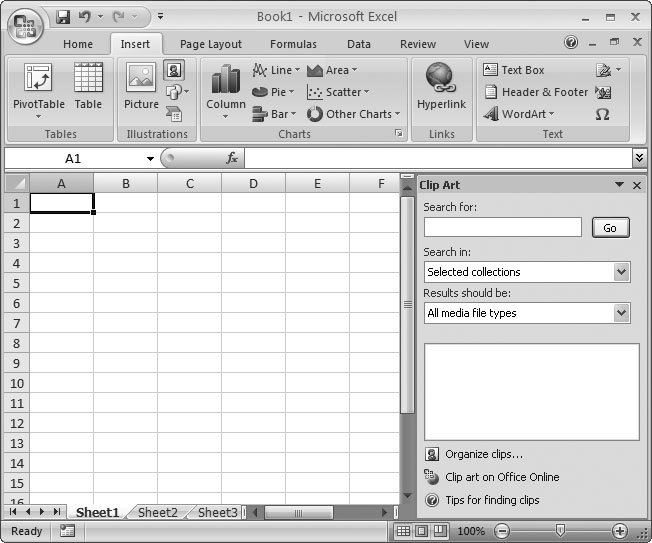 Microsoft Excel Clip Art Image