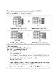 Place Value Base Ten Blocks Worksheets