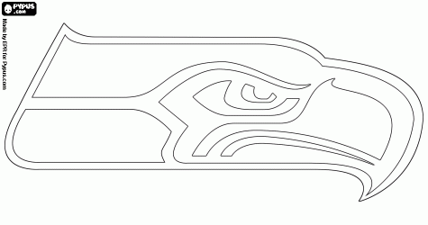 Seattle Seahawks Logo Coloring Pages