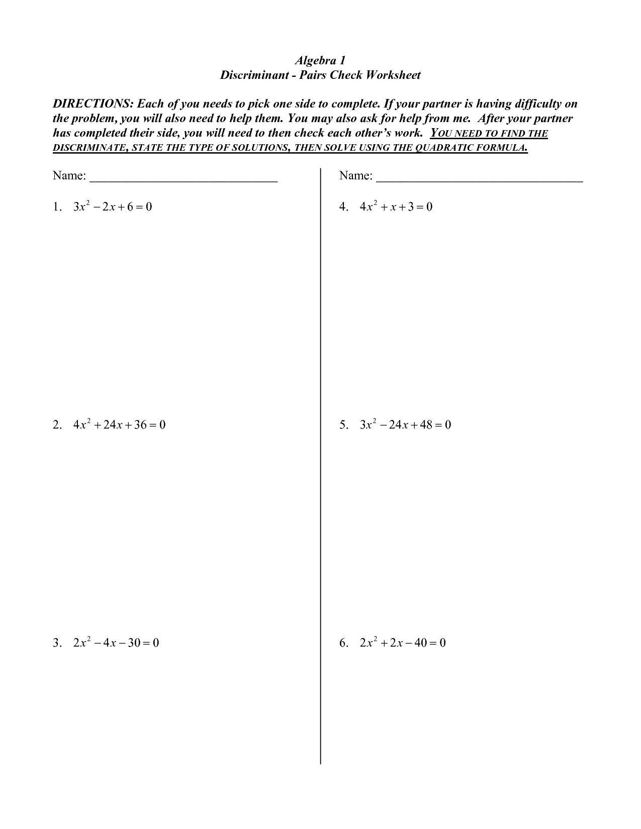 Algebra 1 Graphing Worksheets Image