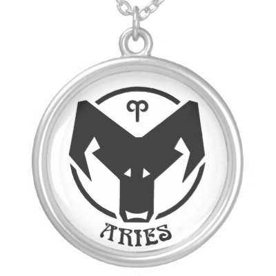 Aries Zodiac Sign Necklace Image