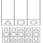 Cut and Paste Shape Sorting Worksheets Image