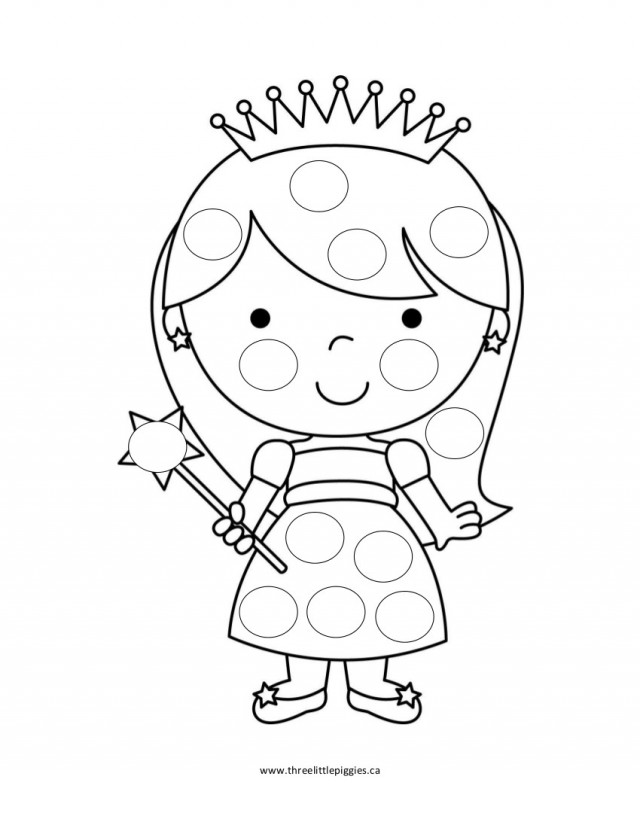 Do a Dot Free Printable Coloring Pages Image