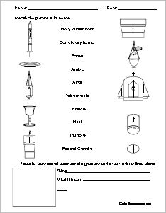 First Communion Worksheets Catholic Image
