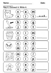 Kindergarten Phonics Worksheets Image