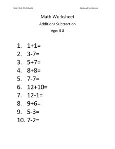 Math Worksheets Image