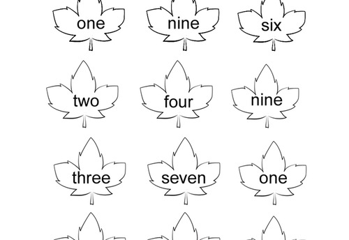 Sight Word Coloring Pages Image