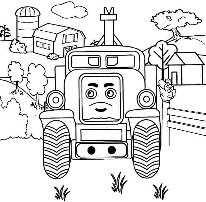 Thomas Train Coloring Pages Cartoons Image
