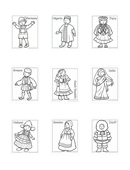 Traditional Clothing Coloring Pages Image