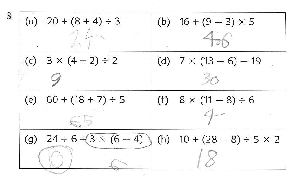 4th Grade Math Problems Image