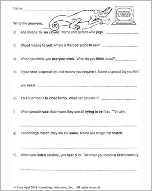 6th Grade Language Arts Worksheets Printable