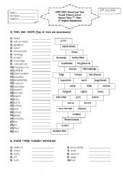 7th Grade English Worksheets Vocabulary Image