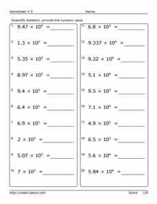 8th Grade Math Worksheets Algebra Image