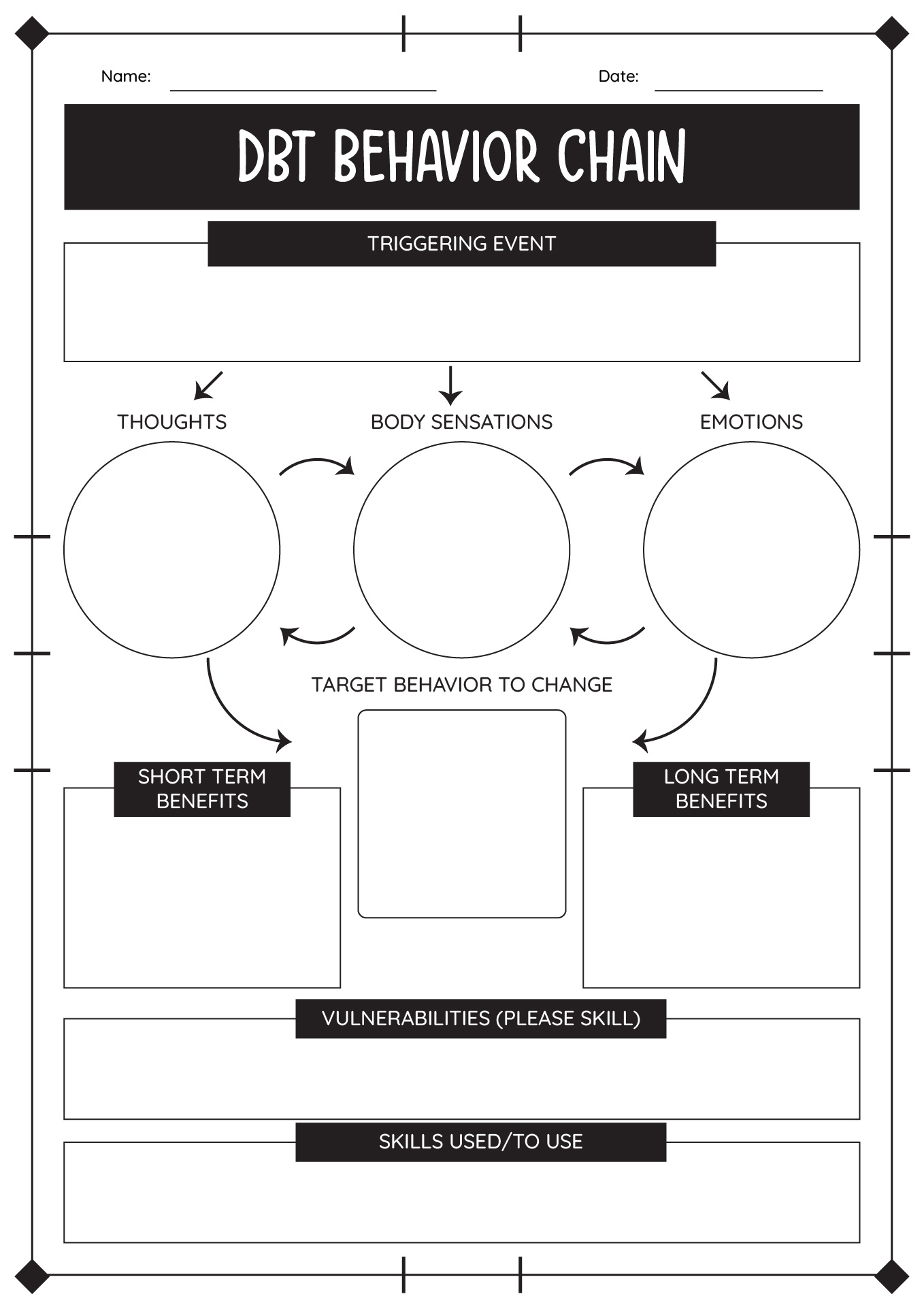 18 DBT Substance Abuse Worksheets Free PDF At Worksheeto 18 DBT Substance Abuse Worksheets Free PDF At Worksheeto