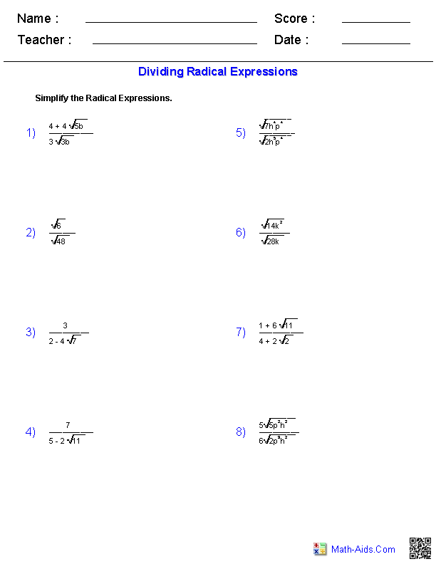 19-algebra-1-radicals-worksheet-worksheeto