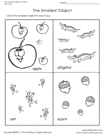Free Preschool Concept Worksheets Image